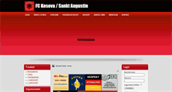 Desktop Screenshot of fc.kosova.de